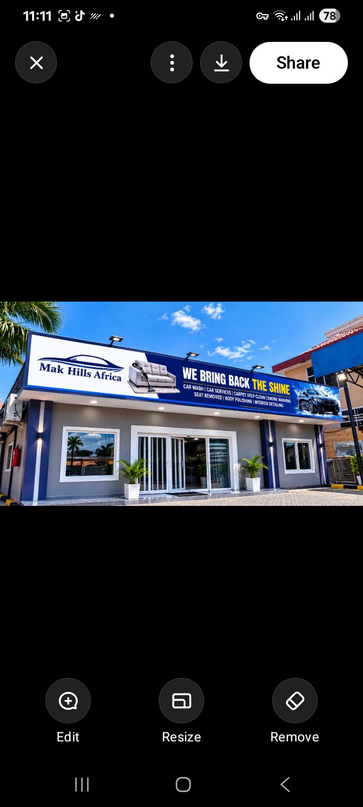 Mak hills car wash cover
